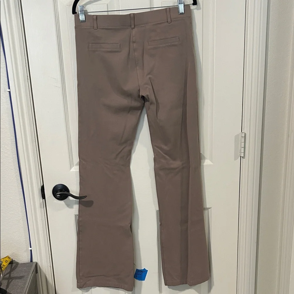 Betabrand Tan Yoga Pants - Picture 3 of 6
